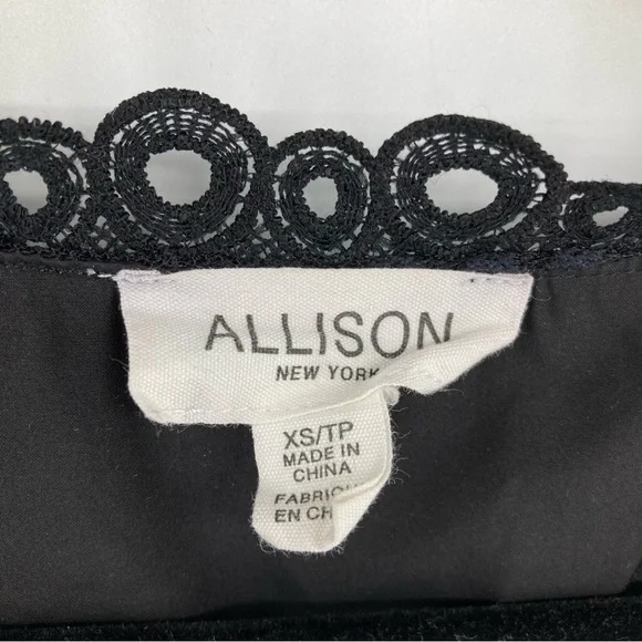 Allison New York Black Eyelet Lace Dress - Picture 6 of 12